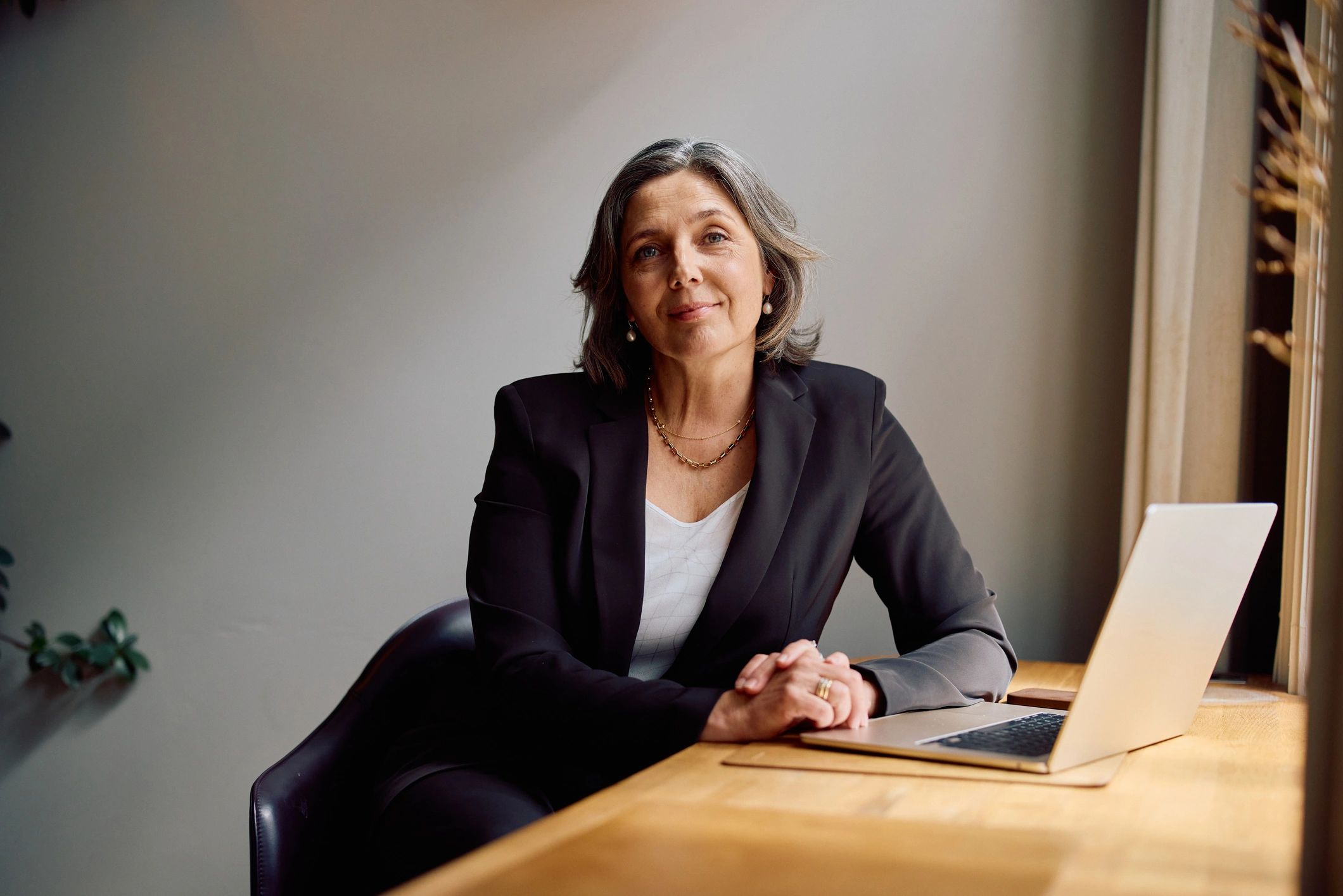 Professional portrait in office setting